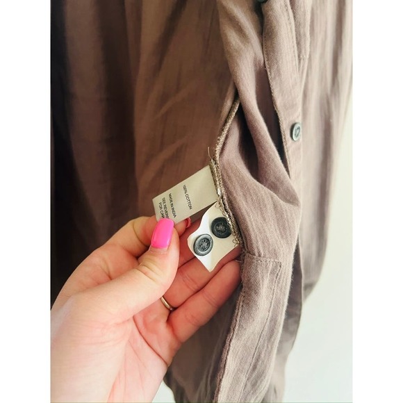 BKE Brown Button Down Shirt - Picture 3 of 4